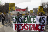 Protest To Support Mahmoud Khalil In Washington DC