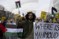 Protest To Support Mahmoud Khalil In Washington DC