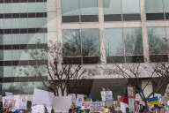 Protest Against Fox News In Washington, DC 