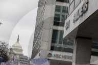 Protest Against Fox News In Washington, DC 