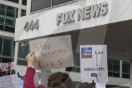 Protest Against Fox News In Washington, DC 