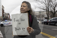Protest Against Fox News In Washington, DC 