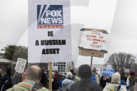 Protest Against Fox News In Washington, DC 
