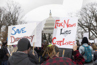 Protest Against Fox News In Washington, DC 