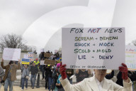Protest Against Fox News In Washington, DC 