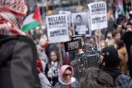 Protesters March In NYC In Support Of Mahmoud Khalil