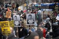 Protesters March In NYC In Support Of Mahmoud Khalil