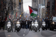 Protesters March In NYC In Support Of Mahmoud Khalil