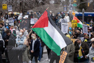 Protesters March In NYC In Support Of Mahmoud Khalil