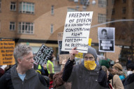 Protesters March In NYC In Support Of Mahmoud Khalil