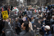 Protesters March In NYC In Support Of Mahmoud Khalil