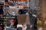 Protesters March In NYC In Support Of Mahmoud Khalil