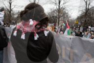 Protesters March In NYC In Support Of Mahmoud Khalil