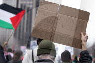 Protesters March In NYC In Support Of Mahmoud Khalil