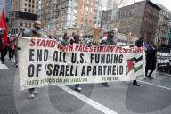 Protesters March In NYC In Support Of Mahmoud Khalil
