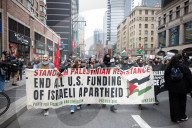 Protesters March In NYC In Support Of Mahmoud Khalil