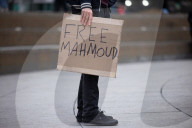 Protesters March In NYC In Support Of Mahmoud Khalil