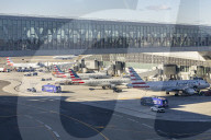 Fleet Of American Airlines In LaGuardia Airport