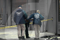 Man Set On Fire At West 41st Street And Broadway In Times Square Manhattan New York