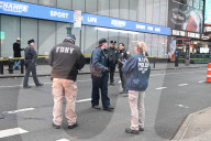 Man Set On Fire At West 41st Street And Broadway In Times Square Manhattan New York