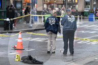 Man Set On Fire At West 41st Street And Broadway In Times Square Manhattan New York