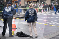 Man Set On Fire At West 41st Street And Broadway In Times Square Manhattan New York