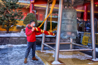 Chinese Buddhists Offer Prayers In Toronto, Canada