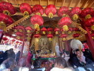 Chinese Buddhists Offer Prayers In Toronto, Canada