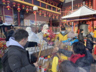 Chinese Buddhists Offer Prayers In Toronto, Canada