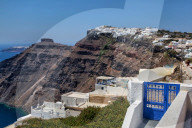 Daily Life On Santorini Island, Greece