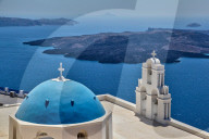 Daily Life On Santorini Island, Greece