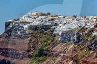 Daily Life On Santorini Island, Greece