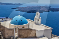 Daily Life On Santorini Island, Greece