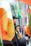 St. Patrick's Day Parade In Downtown Toronto, Canada, On March 16, 2025.