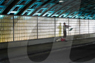 Violinist Performing In An Underpass In Cologne