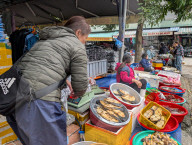 Street Market In Vietnam