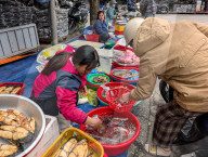 Street Market In Vietnam