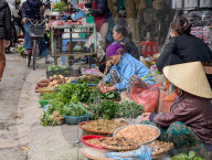 Street Market In Vietnam