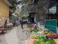 Street Market In Vietnam
