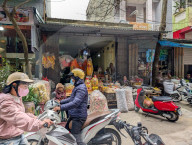 Street Market In Vietnam