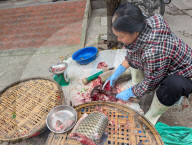 Street Market In Vietnam
