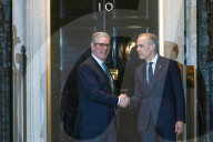 Keir Starmer Greets Mark Carney to Downing Street.