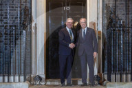 Keir Starmer Greets Mark Carney to Downing Street.