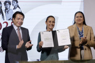Mexico’s President, Claudia Sheinbaum Holds Briefing Conference