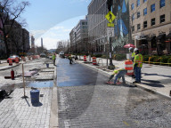 Demolition Of Black Lives Matter Plaza In Washington, D.C. Continues.