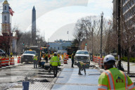 Demolition Of Black Lives Matter Plaza In Washington, D.C. Continues.