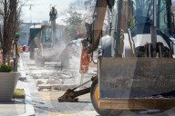 Demolition Of Black Lives Matter Plaza In Washington, D.C. Continues.