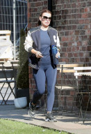 Coleen Rooney seen leaving a gym session in Cheshire