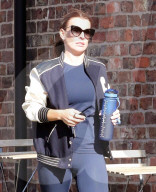 Coleen Rooney seen leaving a gym session in Cheshire