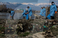 Polluted Water Bodies In Kashmir 